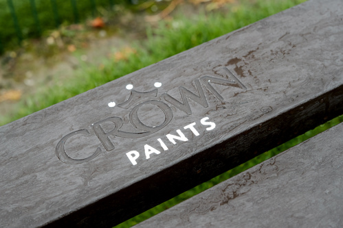 Close up of bench