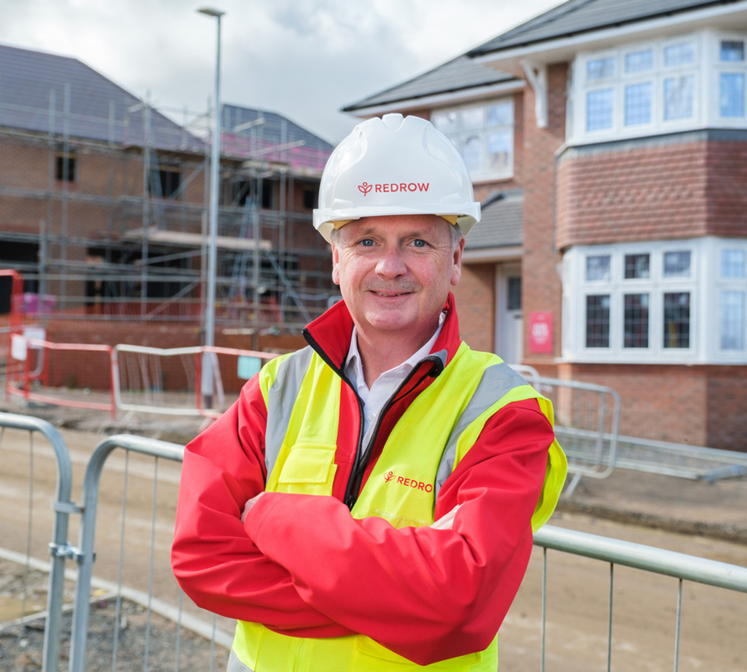 Paul Shaw, Redrow Midlands MD on site